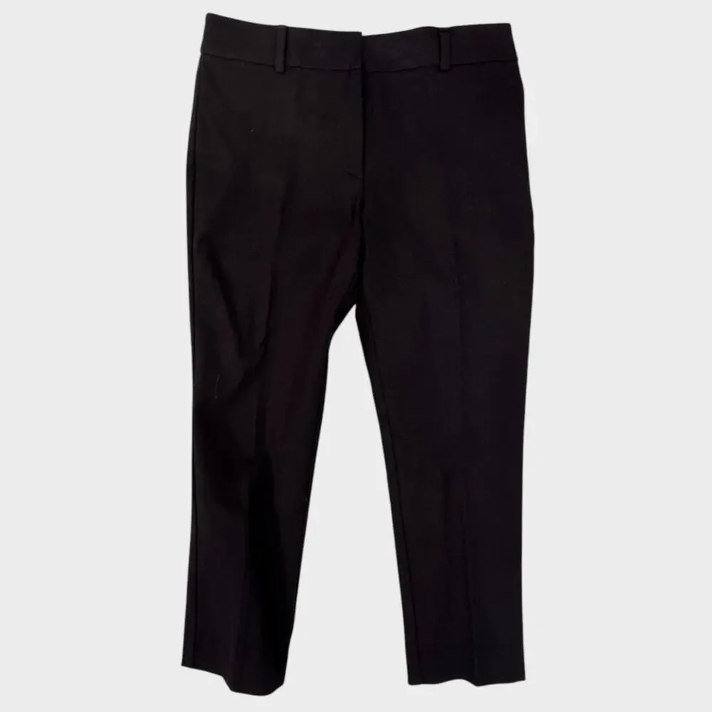 Ann Taylor Signature Petite 6P Black Womens Pants Cotton Viscose Spandex